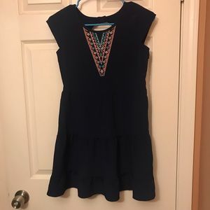 Navy blue girls dress